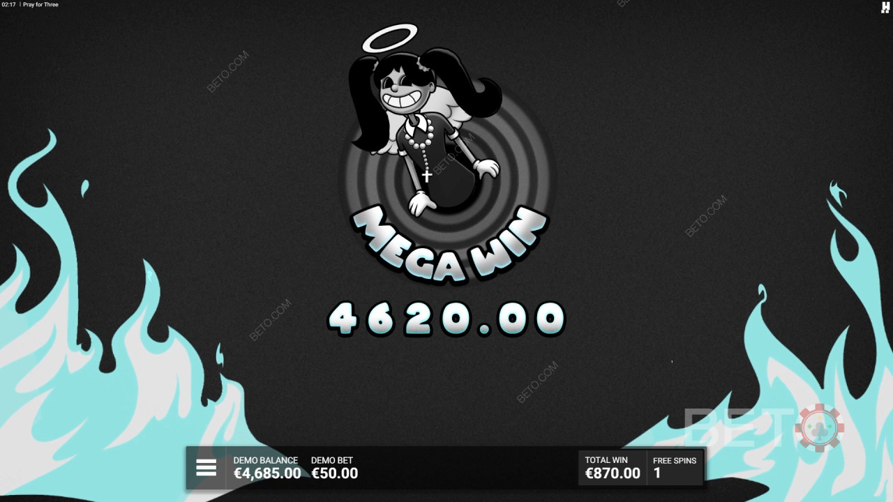 ชนะ 13,333x ของการเดิมพันของคุณในสล็อตแมชชีน Pray For Three!