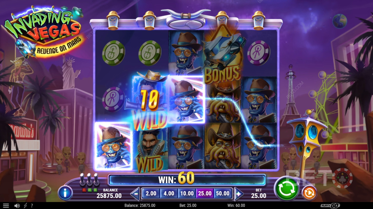 วิธีเล่นเกม Invading Vegas Revenge on Mars Play