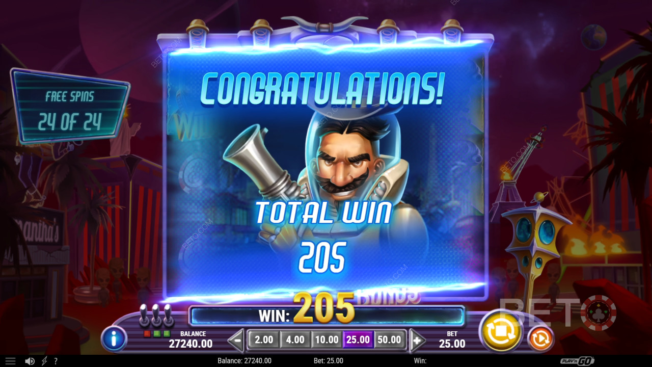 ธีมและการออกแบบ: Galactic Vegas Mashup
