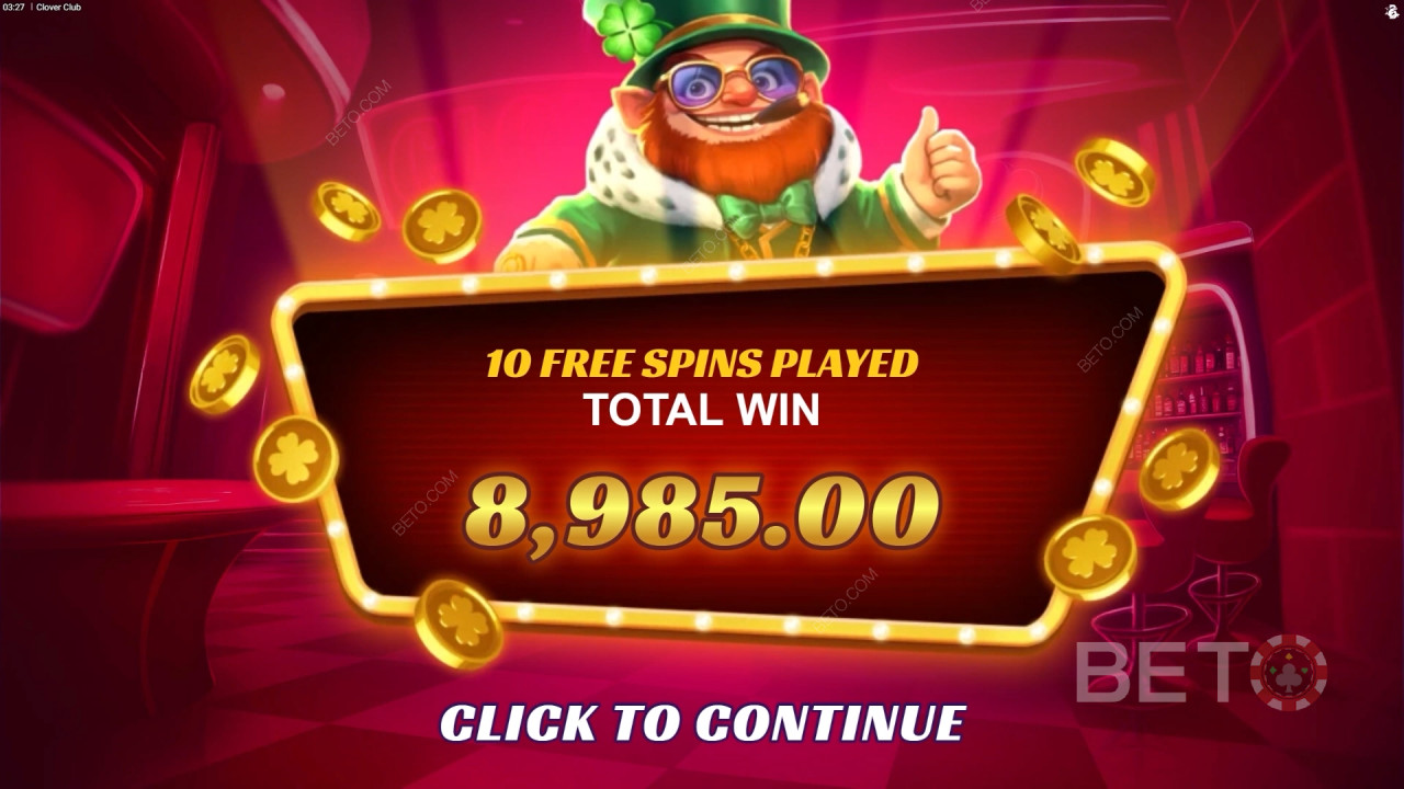 คำอธิบายฟีเจอร์พิเศษในเกม Clover Club จาก Bullshark Games