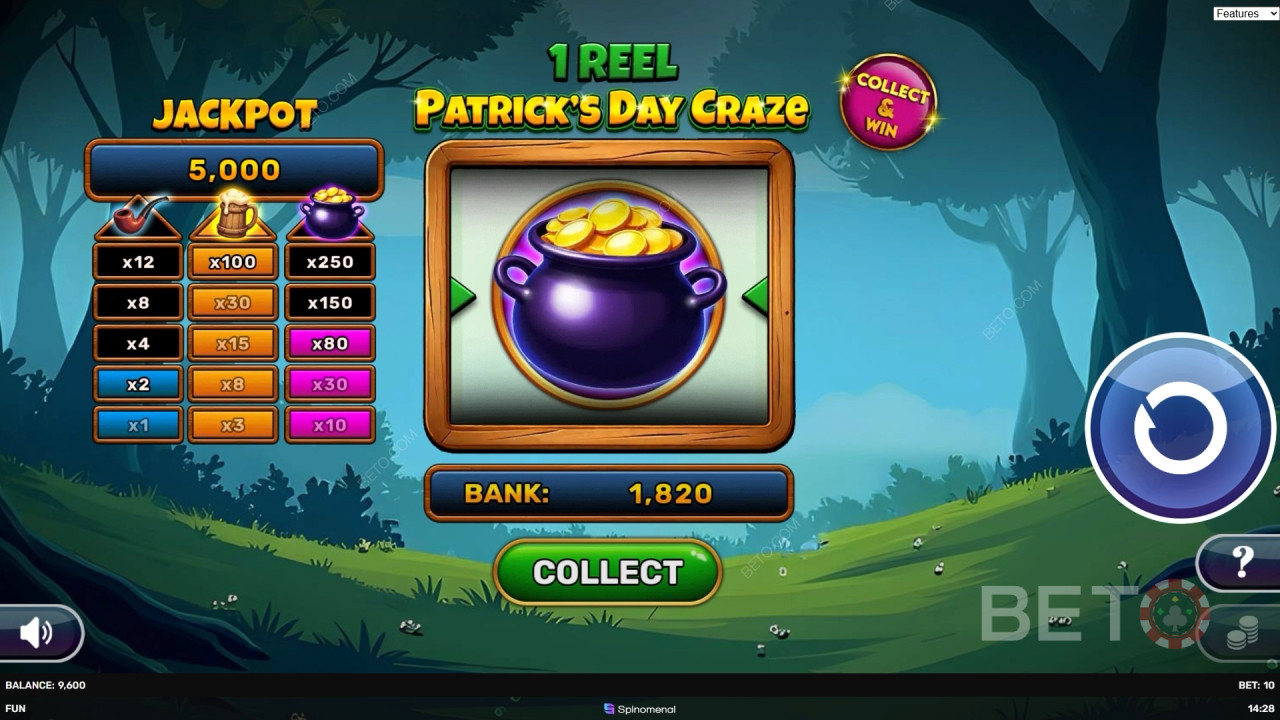 วิธีเล่นเกม Spinomenal 1 Reel - Patrick