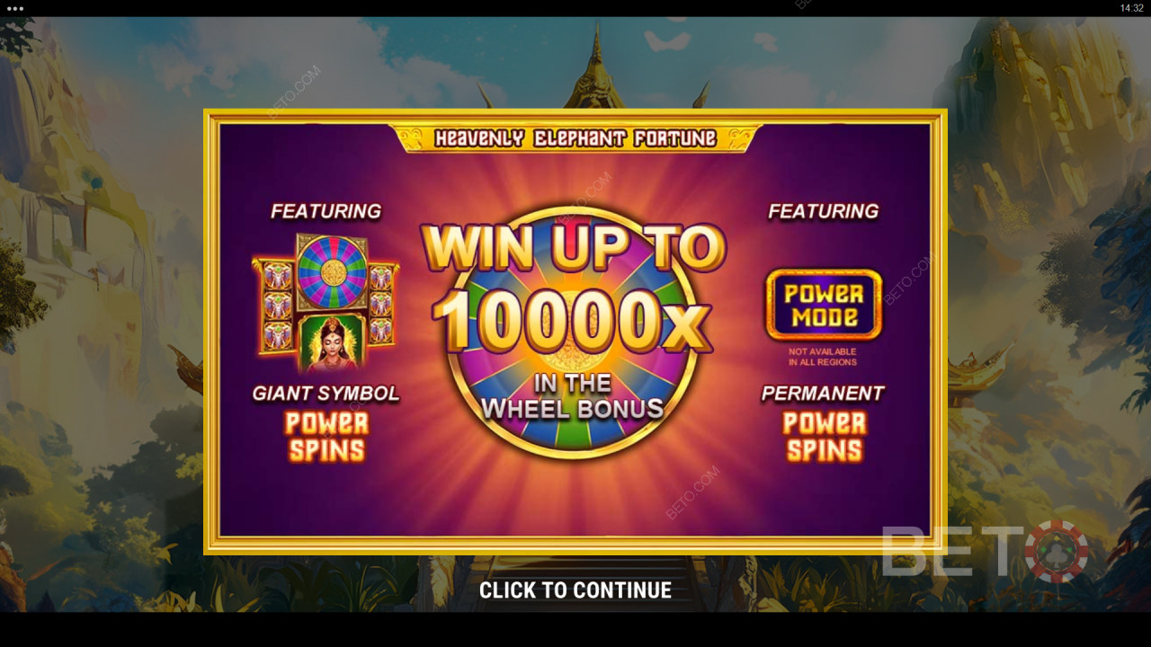 ชนะ 10,000 เท่าของการเดิมพันของคุณในสล็อตออนไลน์ Heavenly Elephant Fortune!