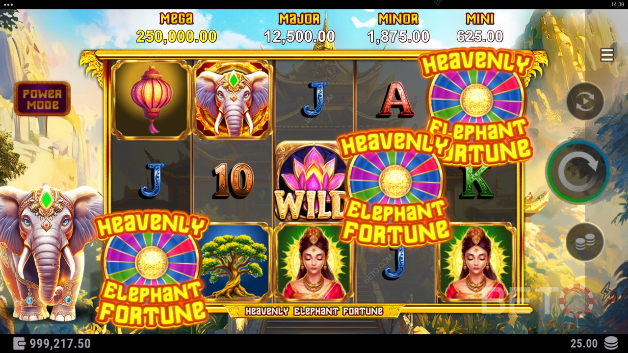 รีวิว Heavenly Elephant Fortune โดย BETO Slots