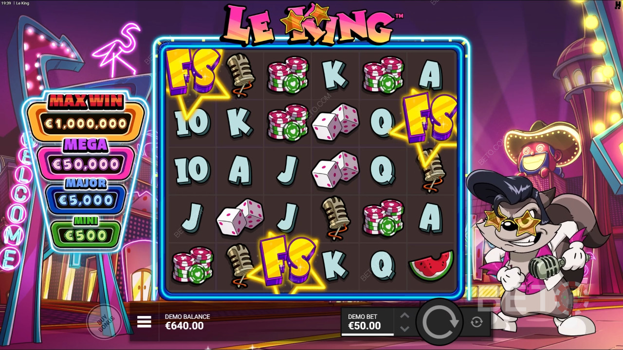 วิธีเล่นเกม Le King ของ Hacksaw Gaming
