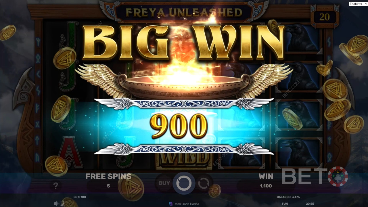 รีวิวเกม Freya Unleashed โดย BETO Slots
