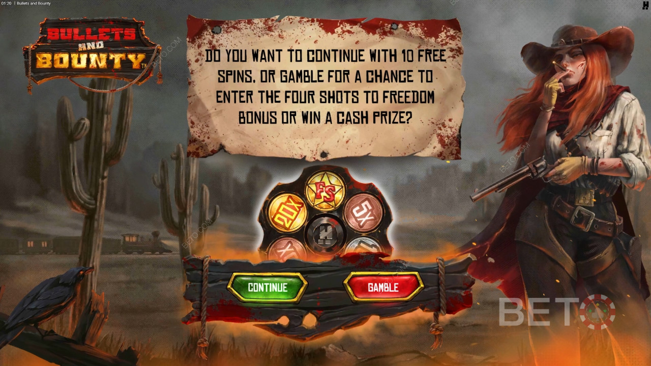 วิธีเล่นเกม Bullets and Bounty ของ Hacksaw Gaming