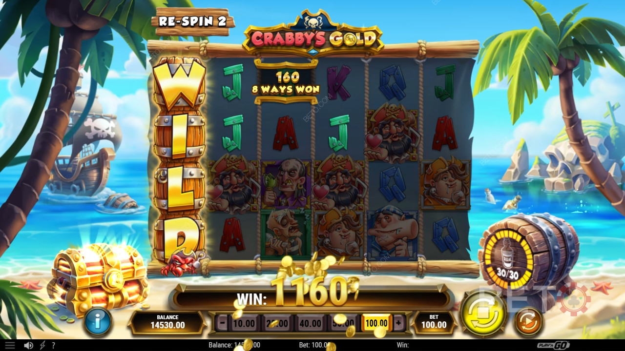 ลุ้นรับรางวัล 70,000 เท่าของเงินเดิมพันของคุณในเกมสล็อตออนไลน์ Crabby