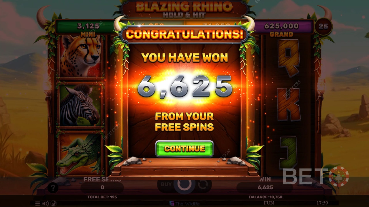 Blazing Rhino Hold & Hit: แนะนำหรือไม่?