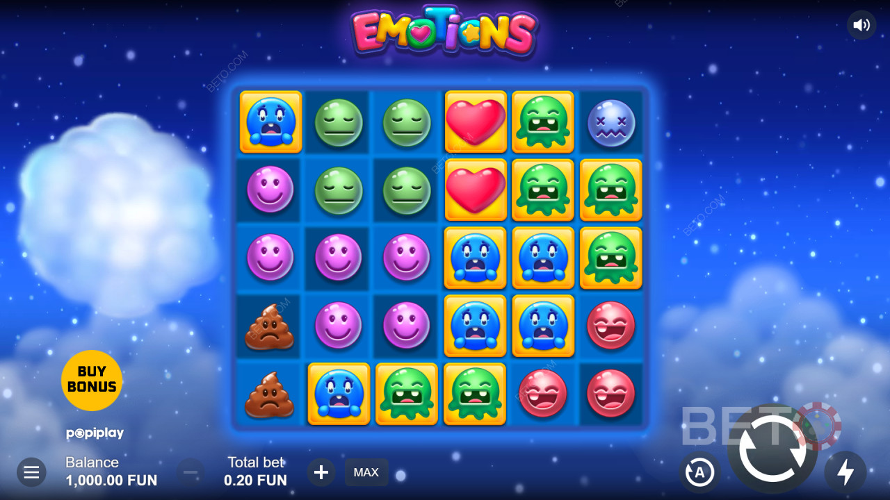 วิธีเล่นเกม Emotions บน Popiplay