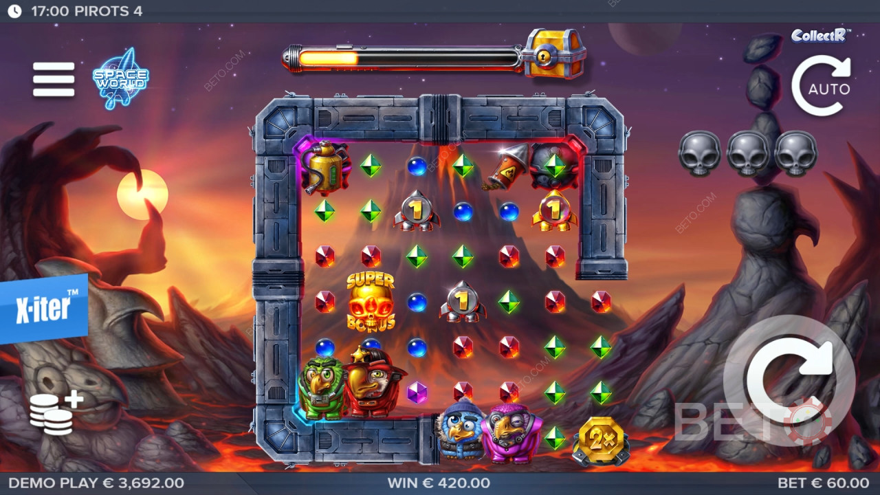 วิธีเล่นเกม Pirots 4 จาก ELK Studios