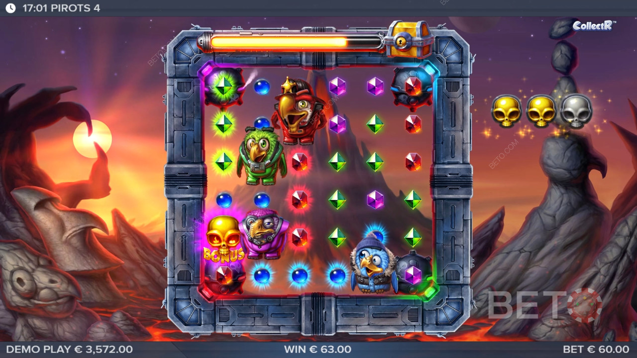 รีวิวเกม Pirots 4 โดย BETO Slots