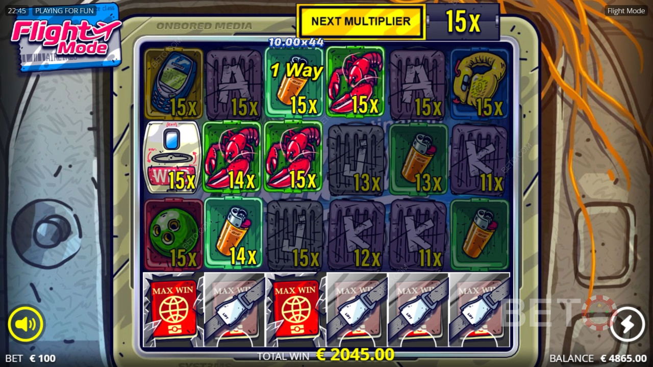 รีวิวโหมดการบินโดย BETO Slots