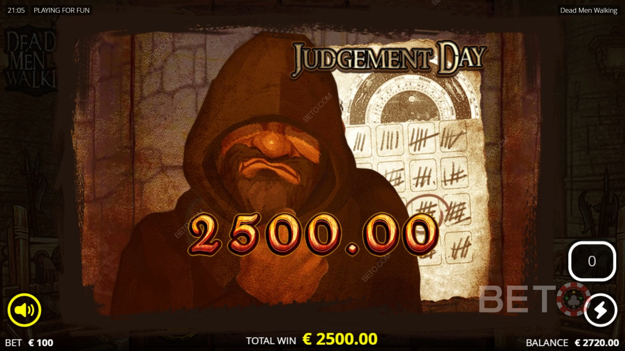 ชนะรางวัล 25,313 เท่าของเงินเดิมพันของคุณในเกมสล็อต Dead Men Walking ออนไลน์!