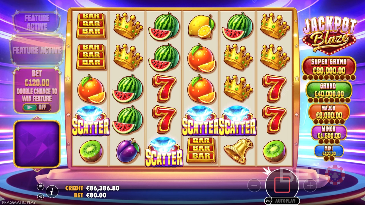 รีวิวเกมสล็อต Jackpot Blaze โดย BETO Slots