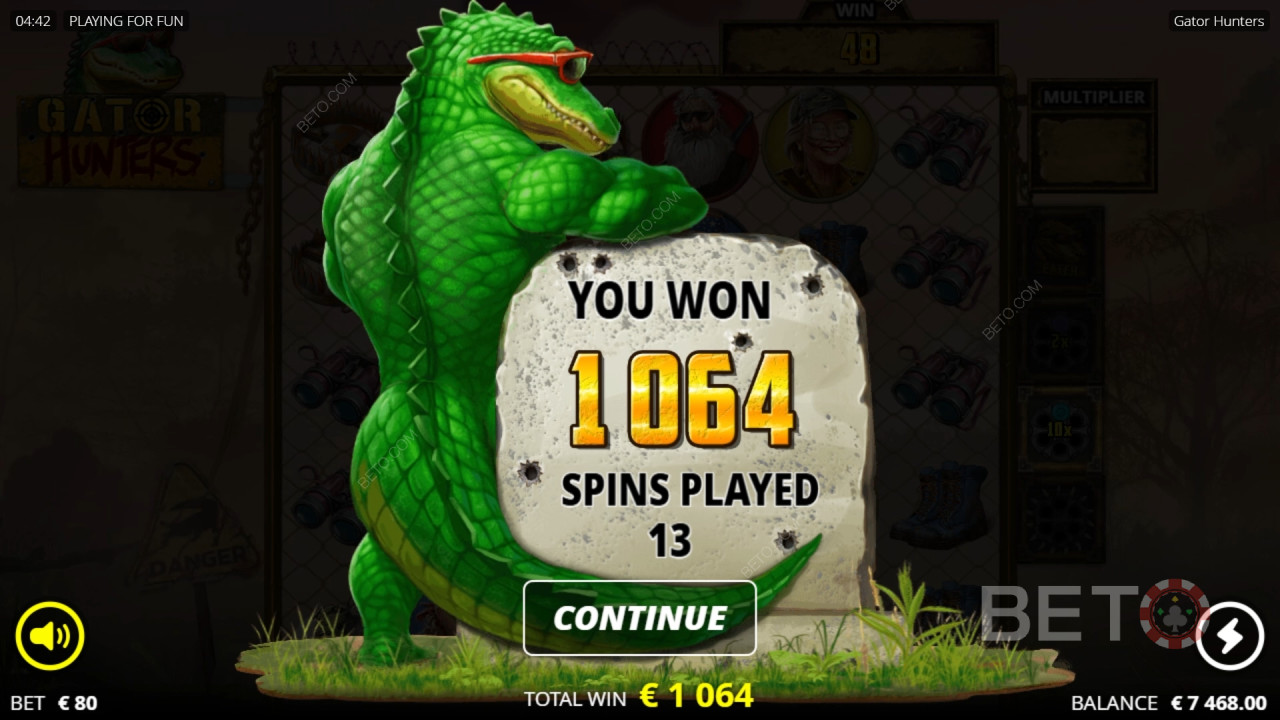 รีวิวเกม Gator Hunters โดย BETO Slots