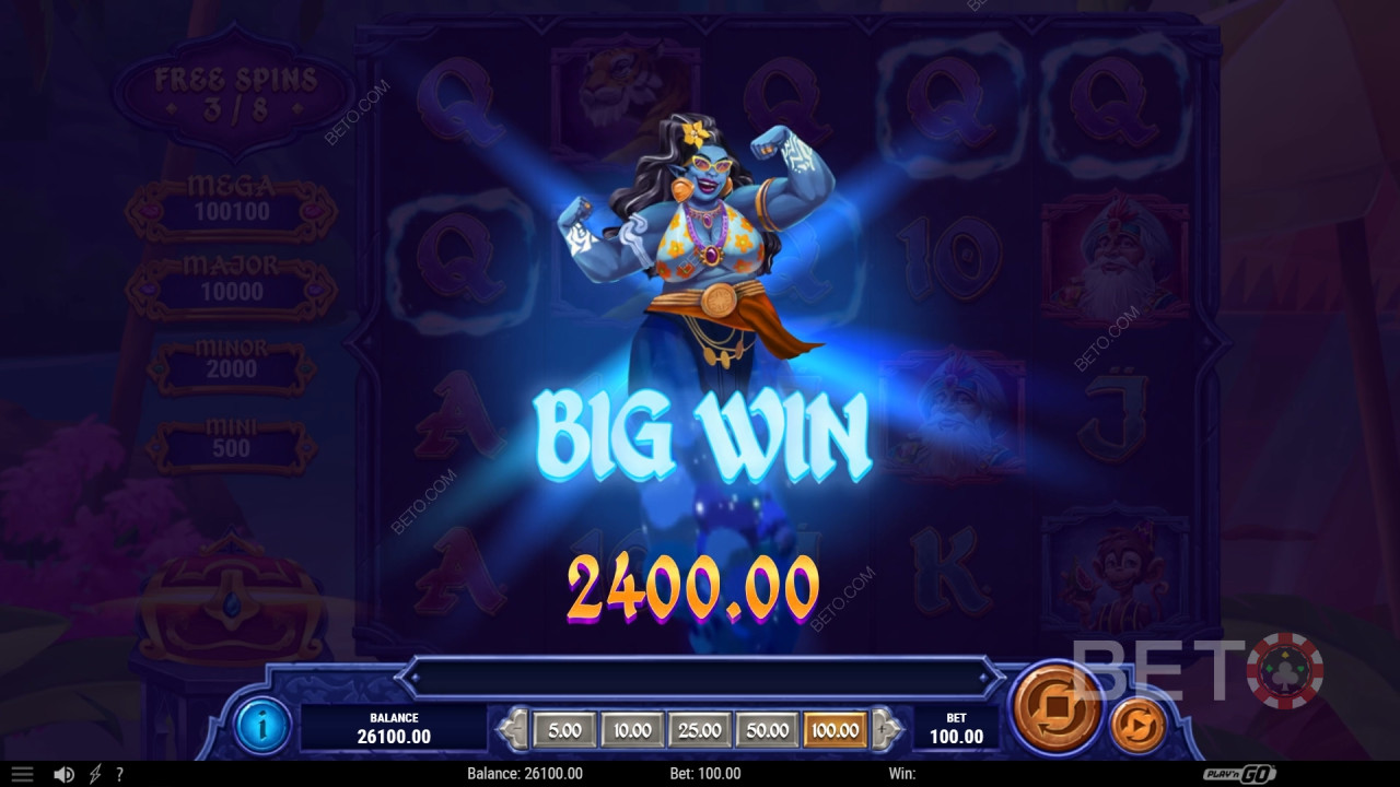 รีวิวเกมสล็อต 1001 Mystery Genie Fortunes โดย BETO Slots
