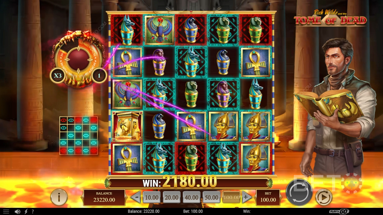 รีวิวเกม Rich Wilde and the Tome of Dead โดย BETO Slots