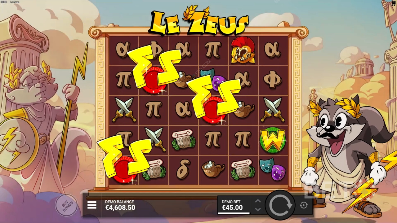 รีวิวเกมสล็อต Le Zeus โดย BETO Slots