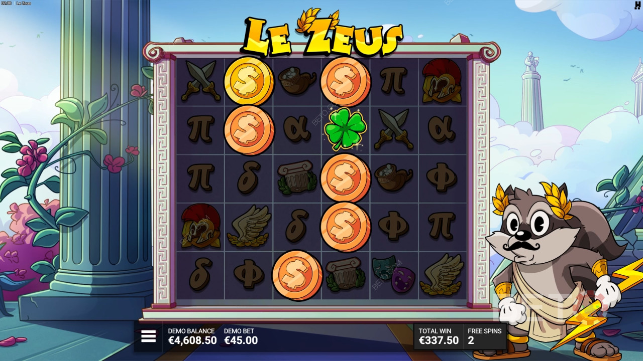 วิธีเล่นเกม Le Zeus ของ Hacksaw Gaming