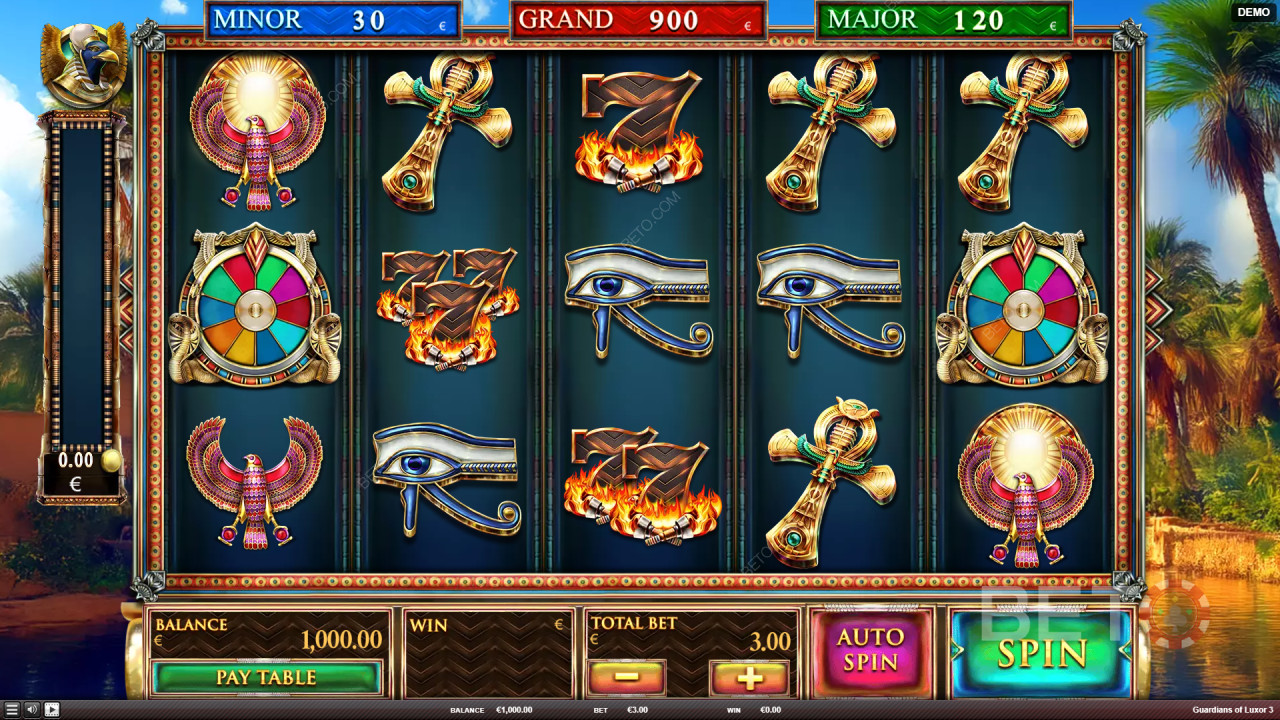 วิธีเล่นเกม Guardians of Luxor 3 ของ Red Rake Gaming