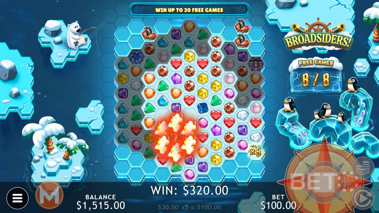 รีวิวเกม Broadsiders โดย BETO Slots
