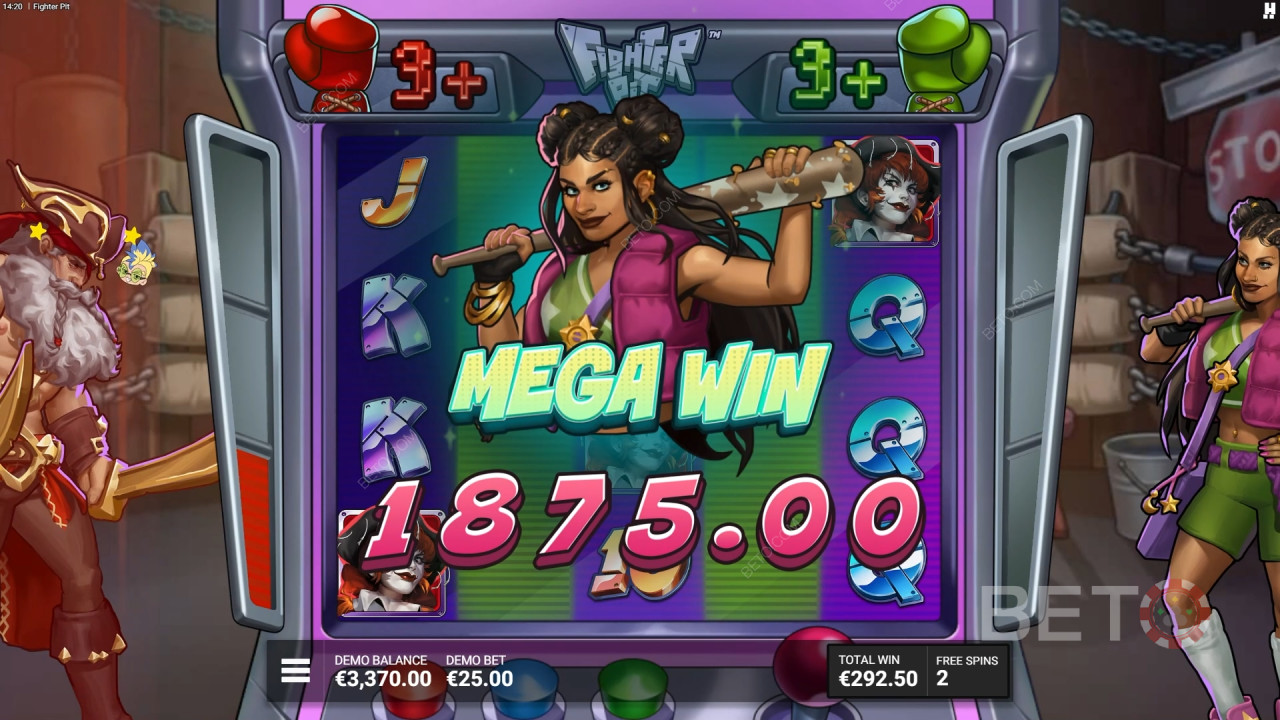 รีวิวเกม Fighter Pit โดย BETO Slots