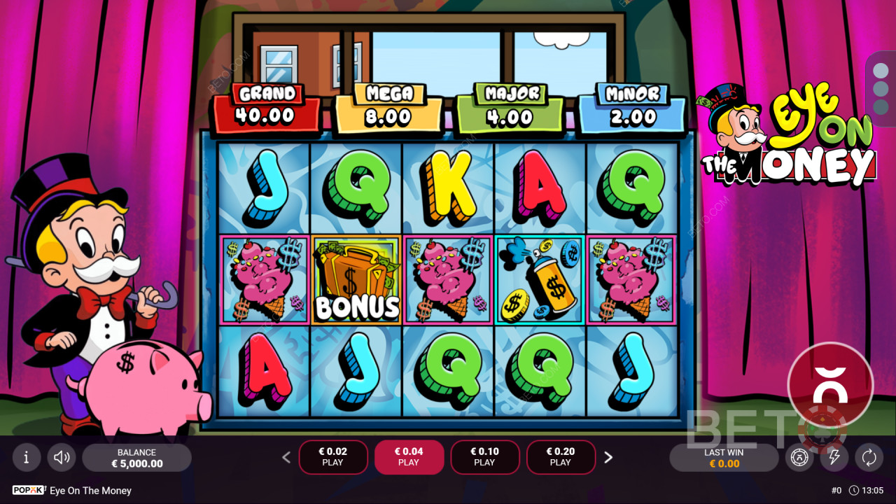 วิธีเล่นเกม Eye on the Money ของ Popok Gaming