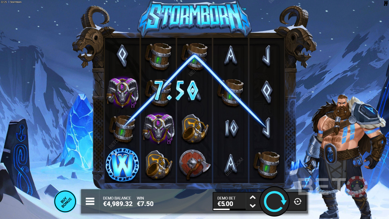 วิธีเล่นเกม Stormborn ของ Hacksaw Gaming