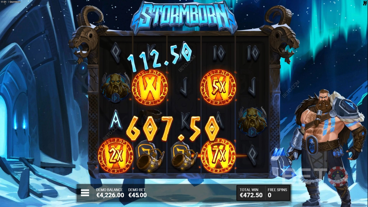 รีวิวเกม Stormborn โดย BETO Slots