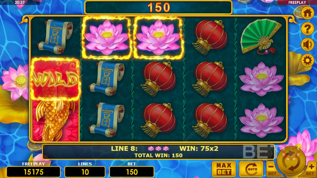 คำอธิบายคุณสมบัติพิเศษเพิ่มเติมในเกม Golden Fish จาก Amatic Industries