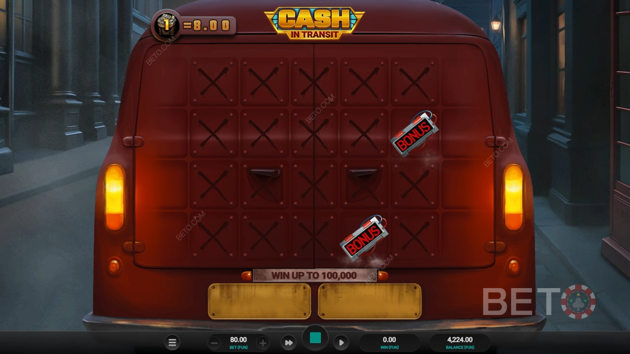 คำอธิบายคุณสมบัติโบนัสในเกม Cash in Transit จาก Relax Gaming