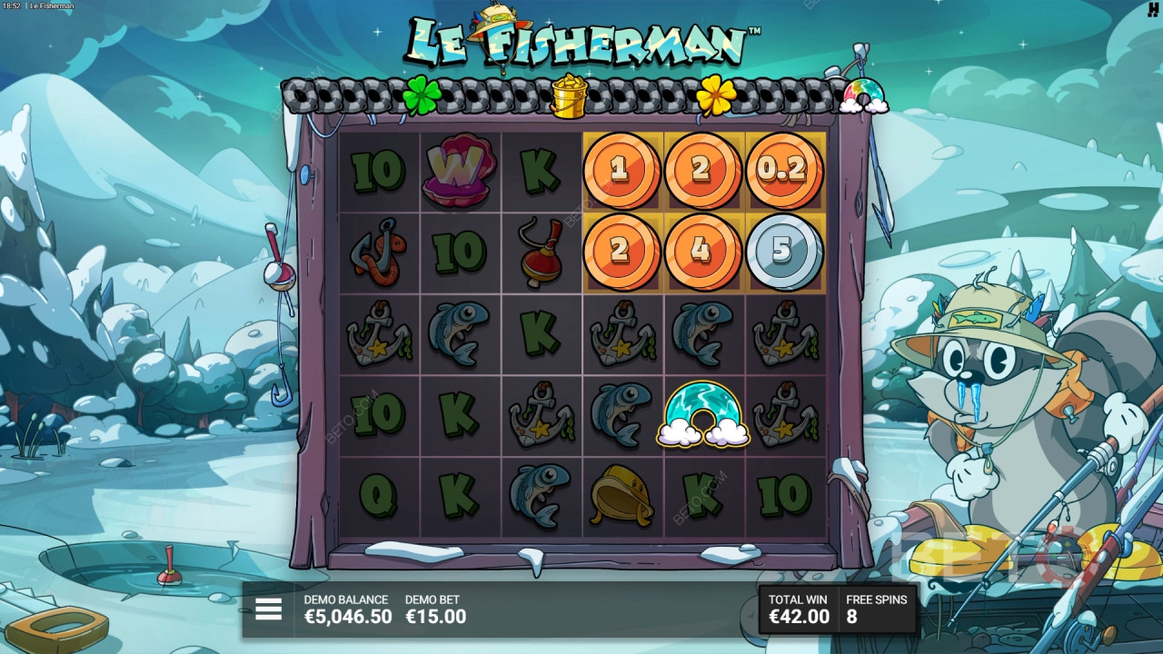 วิธีเล่นเกม Le Fisherman ของ Hacksaw Gaming