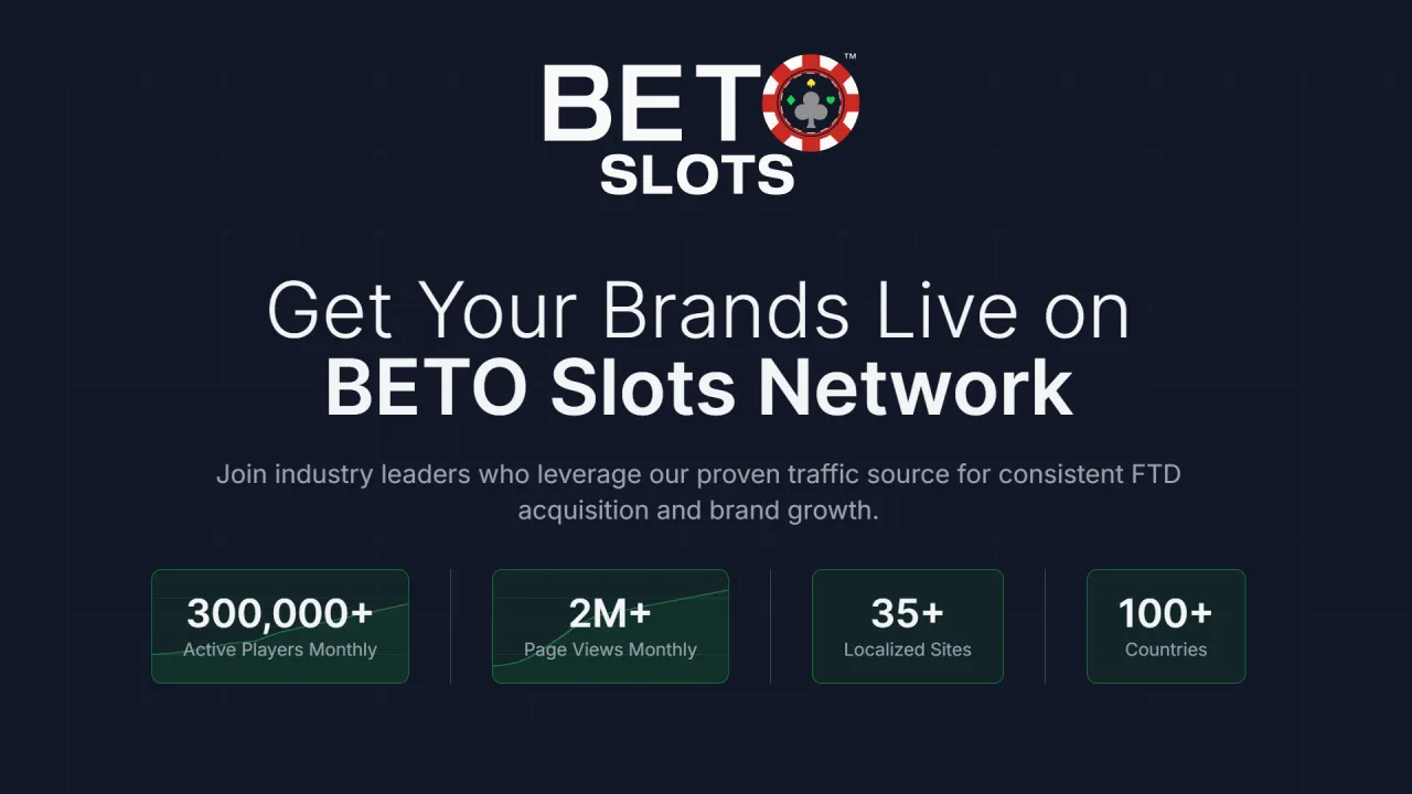 ร่วมเป็นพันธมิตรกับ BETO Slots | พันธมิตรผู้ให้บริการและพันธมิตรพันธมิตรอื่นๆ