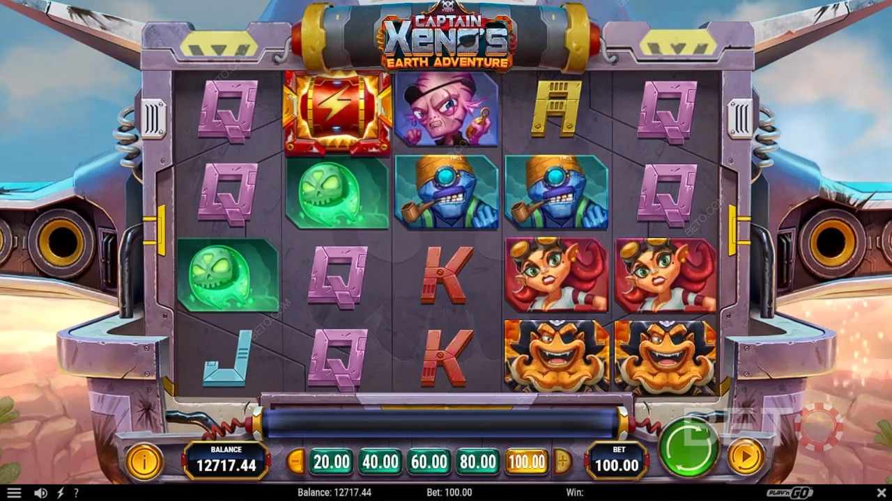 รีวิว Captain Xenos Earth Adventure โดย BETO Slots