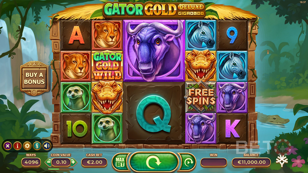 Gator Gold Deluxe Gigablox เล่นฟรี