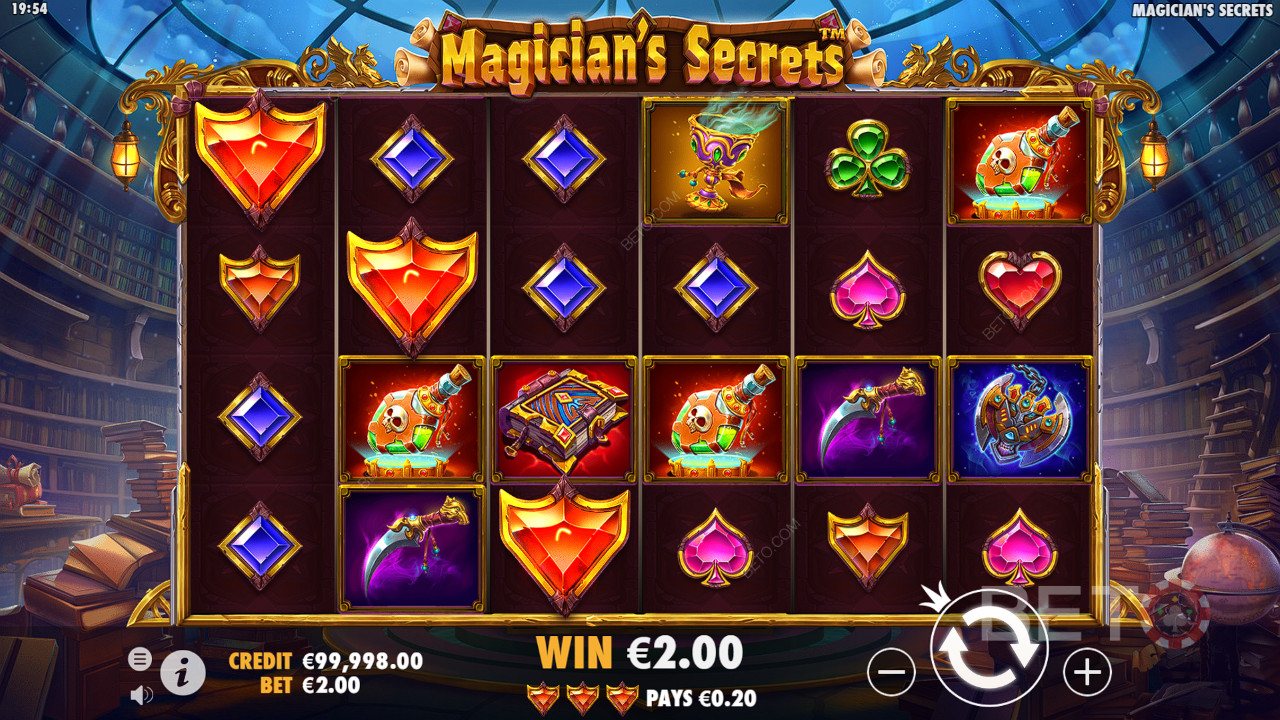 คำตัดสินสำหรับสล็อต Magician