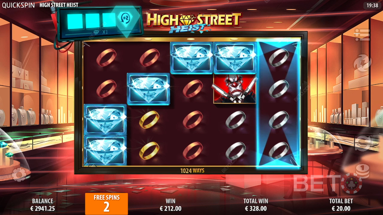 รีวิว Highstreet Heist โดย BETO Slots