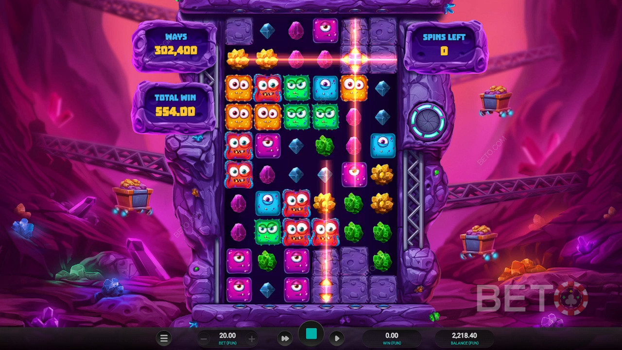 รีวิว Space Miners โดย BETO Slots