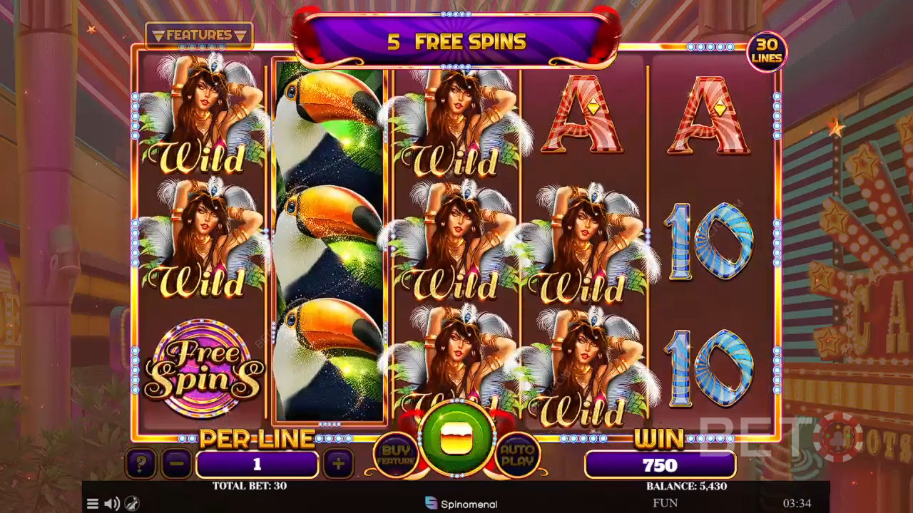 รีวิว Reels Of Rio โดย BETO Slots