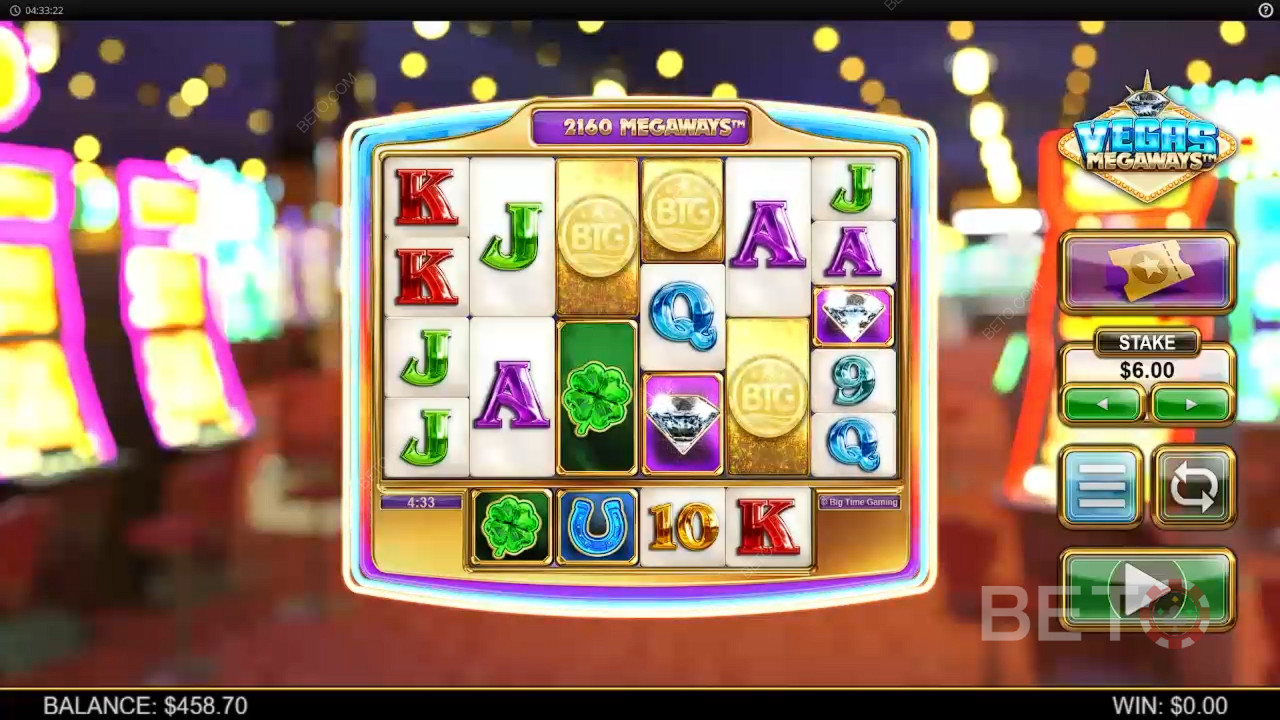 รีวิว Vegas Megaways โดย BETO Slots