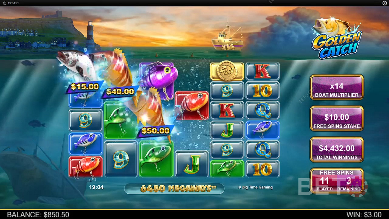 Golden Catch เล่นฟรี