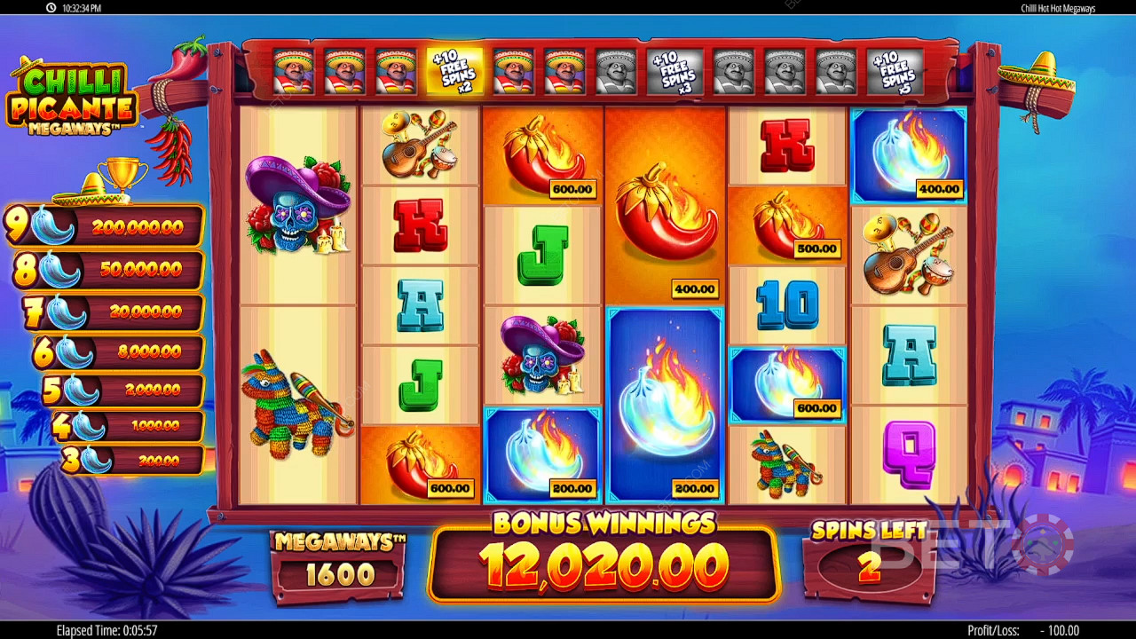 Chilli Picante Megaways เล่นฟรี