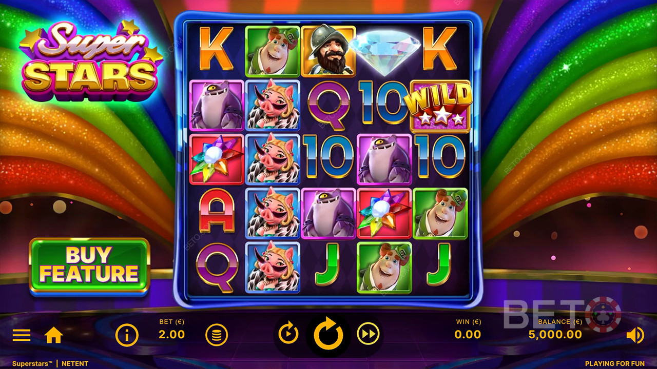 รีวิว Superstars โดย BETO Slots