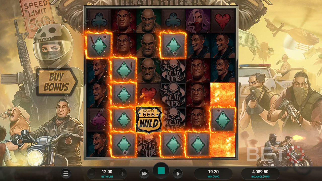 รีวิว Dead Riders Trail โดย BETO Slots