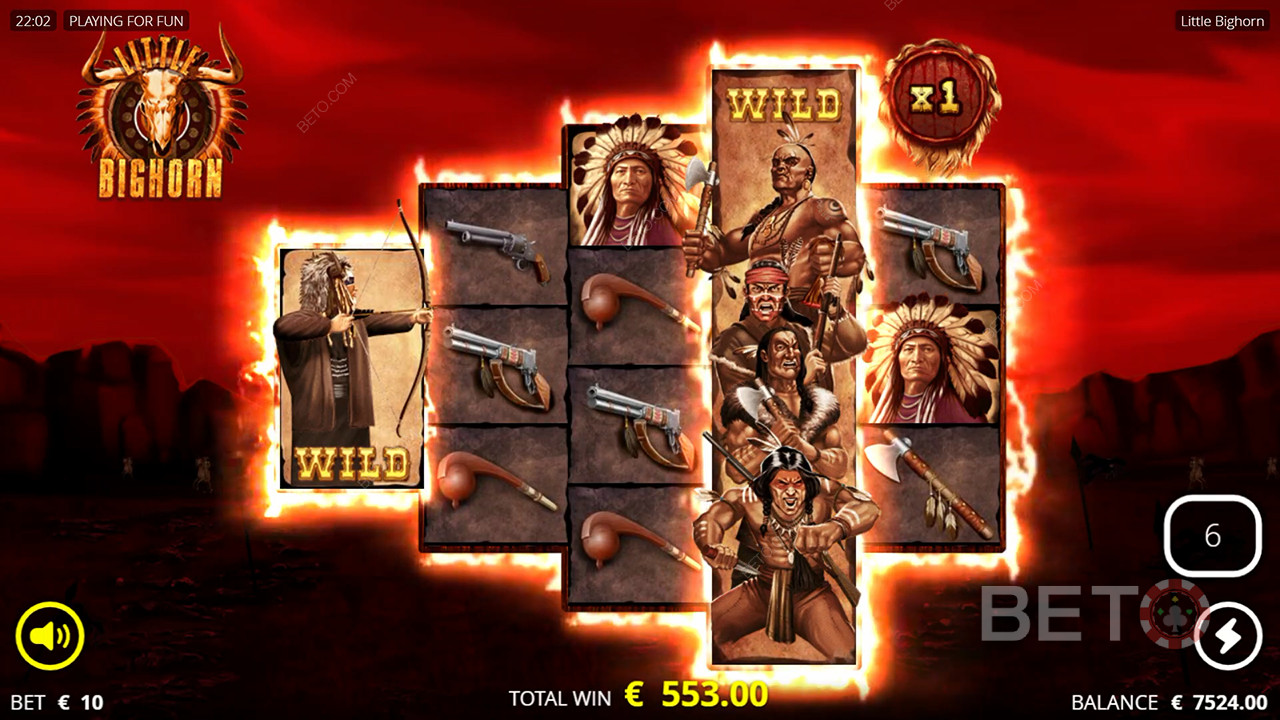 รีวิว Little Bighorn โดย BETO Slots