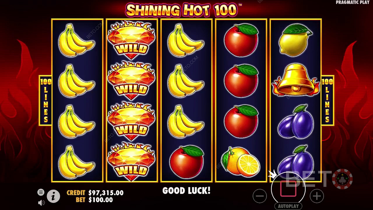 Shining Hot 100 รีวิวโดย BETO Slots