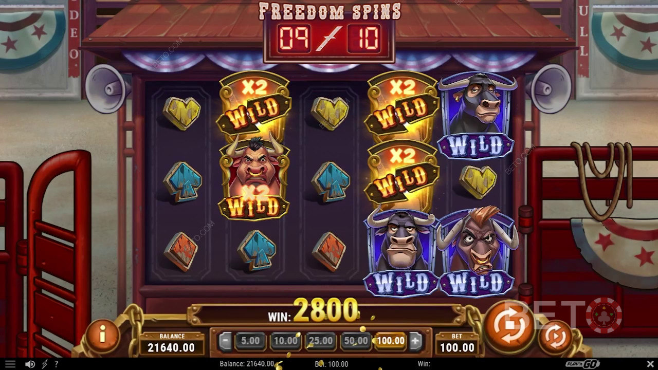 รีวิว Bull in a Rodeo โดย BETO Slots