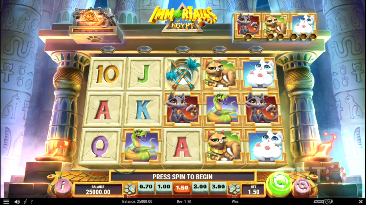 รีวิว Immortails of Egypt โดย BETO Slots