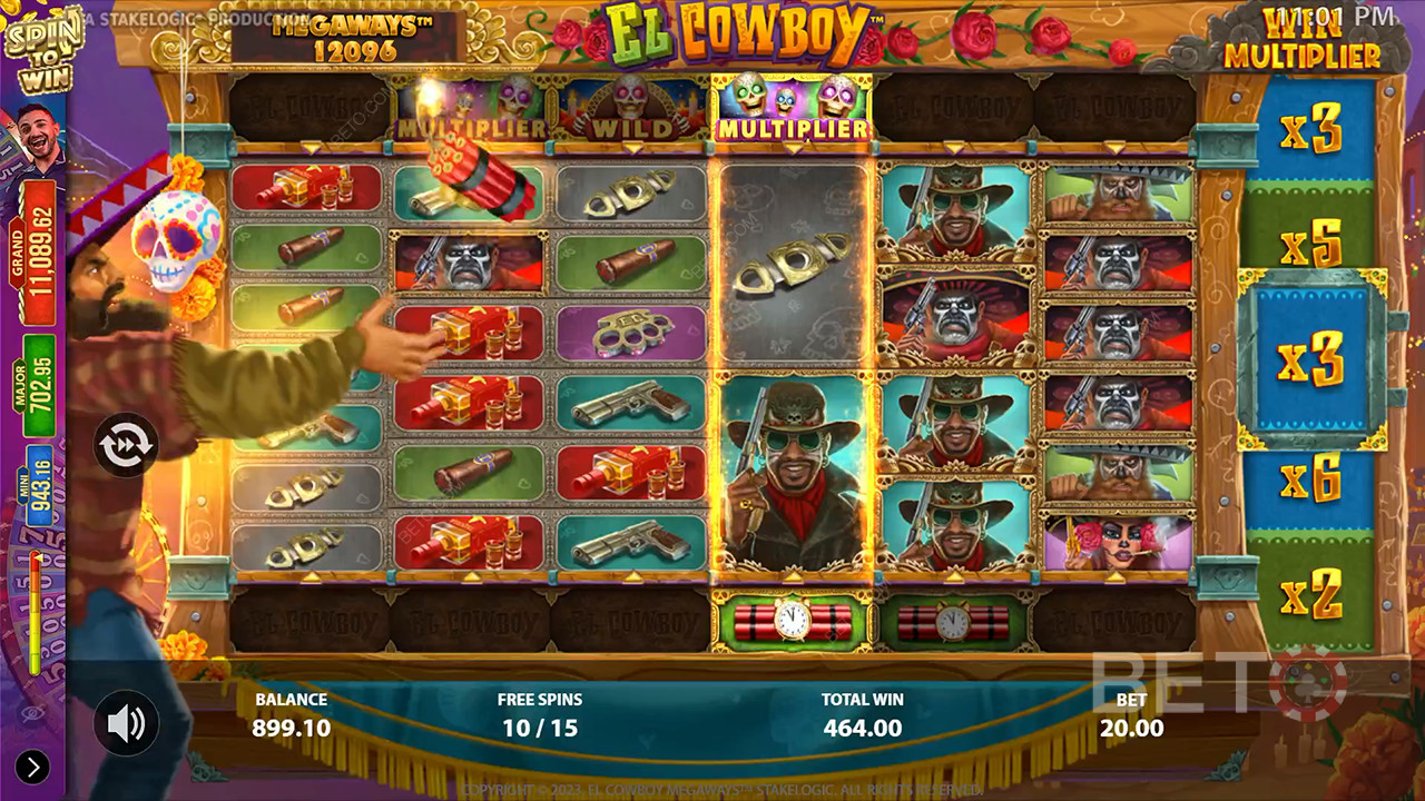 รีวิว El Cowboy Megaways โดย BETO Slots