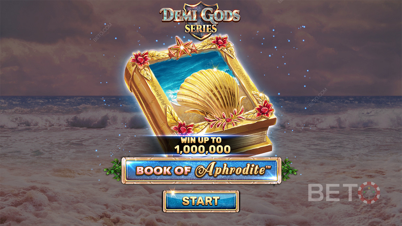 เพลิดเพลินไปกับการชนะสูงสุด 10,000x ของเงินเดิมพันของคุณในช่อง Book of Aphrodite